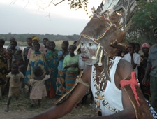 In Kilela Balanda wacht ons een feestelijk onthaal door het ganse dorp